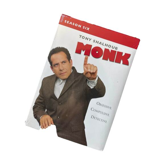 Monk DVD Set Seasons 1-6 Tony Shalhoub Series Box - Picture 4 of 4